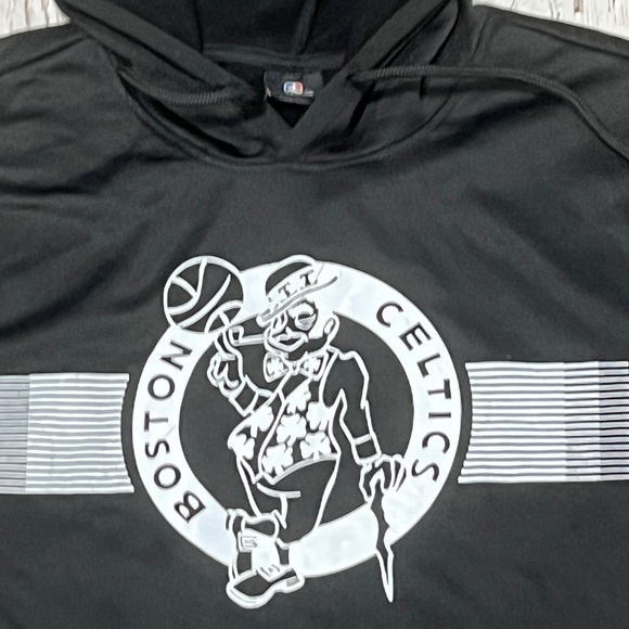 Boston Celtics NBA Basketball Hoodie Pullover Sweatshirt Jumper - Picture 2 of 5